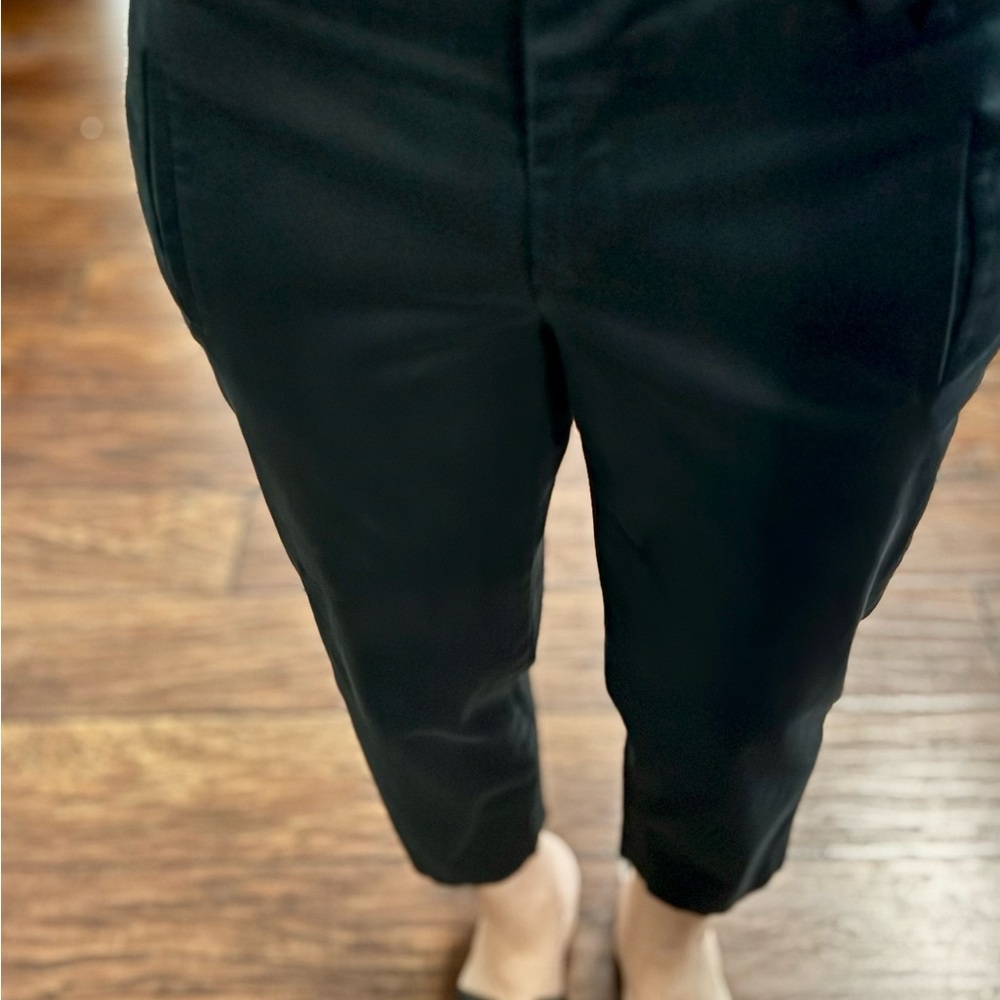 Loft Crop Black Pants, size 2